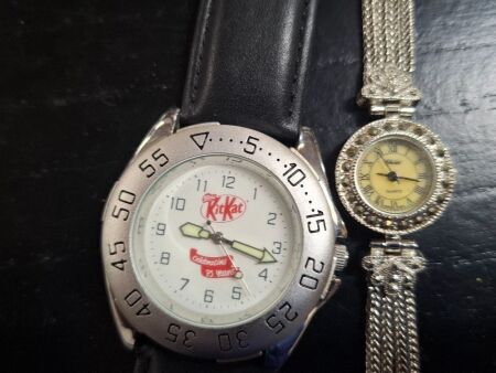 Assortment of ladies watches + 75th KitKat aniversary watch