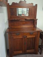 Edwardian mirrored sideboard