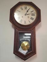 REGULATOR wall mount pendulum clock with key
