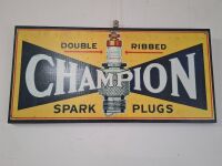 2 timber framed canvas advertising prints - Champion, Marlboro - 2