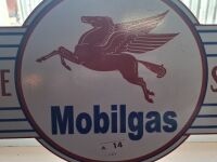 MOBILEGAS printed shaped tine adverting sign - 2