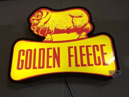 Golden Fleece light sign - reproduction