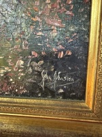 Oil painting by John Johnston in gilt frame - 2