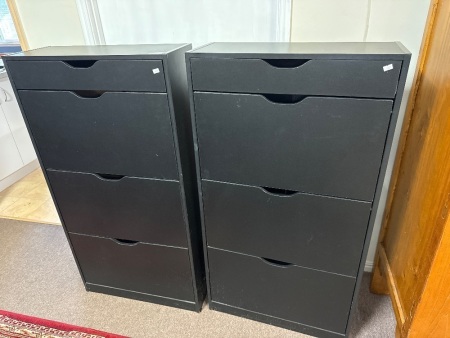 2x shoe cabinets