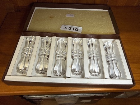 Crystal Fait Main knife rests by Cristalleries Royals de Champagne (France)