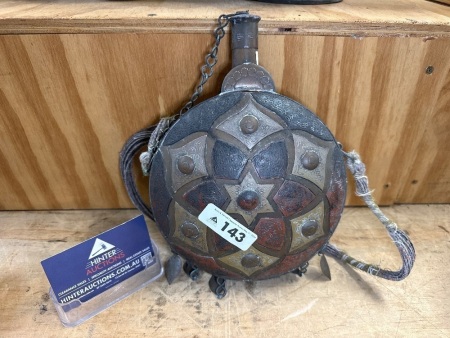 Vintage Moroccan copper/brass flask