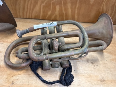 Vintage WH Paling and Co brass/copper cornet