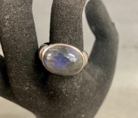 Sterling Silver & Labrodite Ring - 2