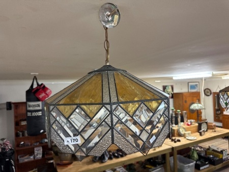 Tiffany style slag glass shade (CHOICE 170, 171)