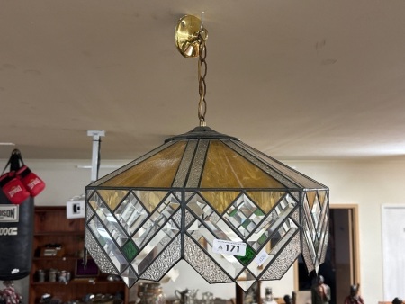 Tiffany style slag glass shade (CHOICE 170, 171)