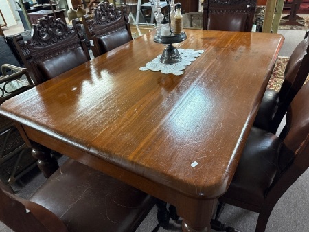 Vintage farmhouse style dining table