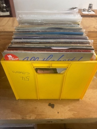 Box of assorted records - various genres