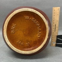 Vintage W.German Pottery Monk Cookie Jar - 6