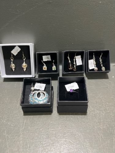 5 Earrings Sets and 1 Ring