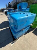 2 x 500 Litre Tank with wash tank blue