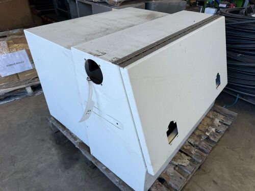 2 x Lockers Powdercoated (one with door/ one without)