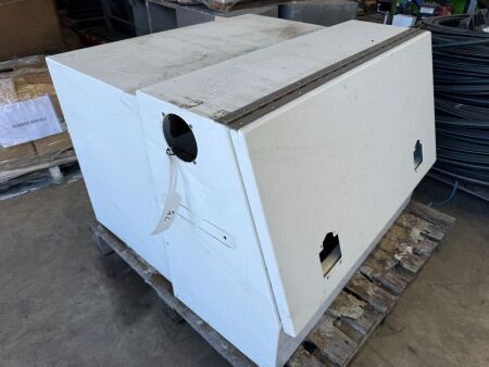 2 x Lockers Powdercoated (one with door/ one without)