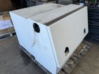 2 x Lockers Powdercoated (one with door/ one without)