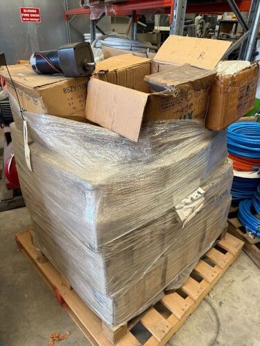 Pallet of various Linex Electric motors