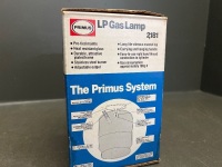 Primus camp light + lantern, burner, and spare mantles - 3