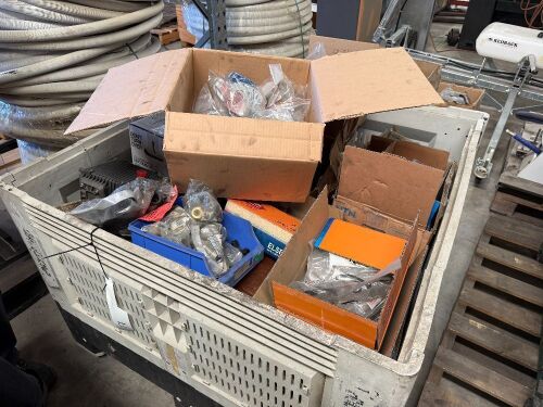 Pallet of Various Pumps and pump parts