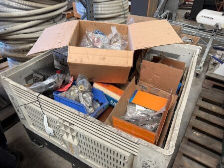 Pallet of Various Pumps and pump parts