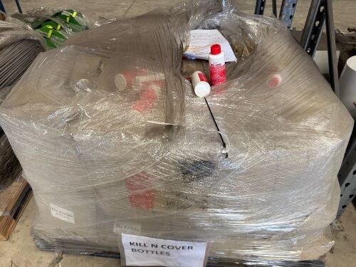 Pallet of "Kill and Cover" bottles (Disinfectant/Cleaner/Deodoriser all in one)