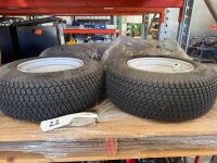 Pallet of Tyres with rims 23 x 8.5 x 12NHS (Qty: 4) - REMOVED BY VEDOR - NO LONGER AVAILABLE