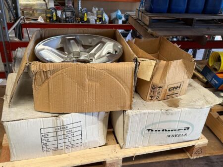 Pallet of 5 x AL rims 16 x 8