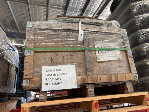Pallet of wheels 4.10 x 3.50 x 6