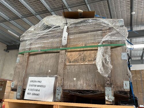 Pallet of wheels 4.10 x 3.50 x 6