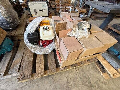Pallet of Alternators and Davey-Pump-set