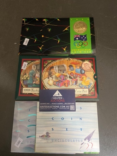 3 x Australian Coin Sets