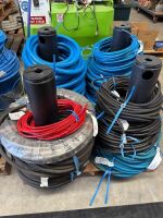 Pallet of various hose and lengths (Rubber, hydraulic)