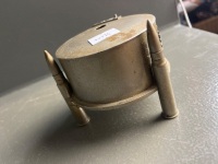 Brass Trench Art Trinket Box - 2