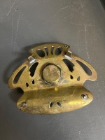 Antique Copper Inkwell Ornate Art Nouveau Stylistic Elements - Marked Geschutzt - 5