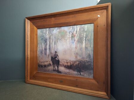 Baltic Recycled Pine Framed - Australian Artwork - Signed