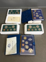 5 x Australian Proof Coin Set