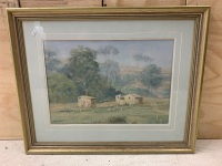 Misty Morning Original Framed Oil on Board by Renowned Brisbane Artist Kerry Nobbs