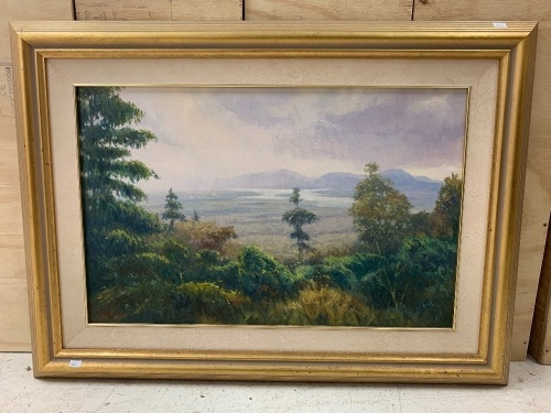 Hinchinbrook Mist - Original Framed Oil on Canvas by Renowned Brisbane Artist Kerry Nobbs