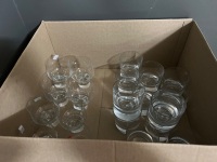 12 x Glass Large Tumblers and 7 x Glass Small Tumblers - Kosta Boda 'Pippi' Swedish - 4