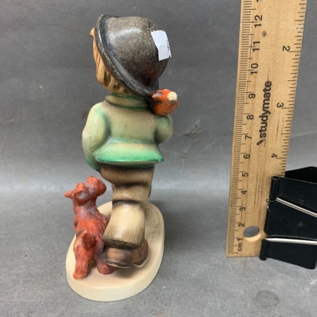 Vintage Hummel Boy with Dog Figure