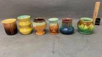 Collection of 6 Small Australian Pottery Vases inc. Remued, Pates, Newtone Etc. - 2