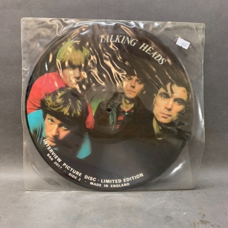 Talking Heads Ltd Edition Interview Picture Disc BAK 2017