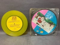 Jason Donovan Yellow Vinyl Too Many Broken Hearts 12' Single + Myer 1988 Picture Disc Christmas with the Stars - 2