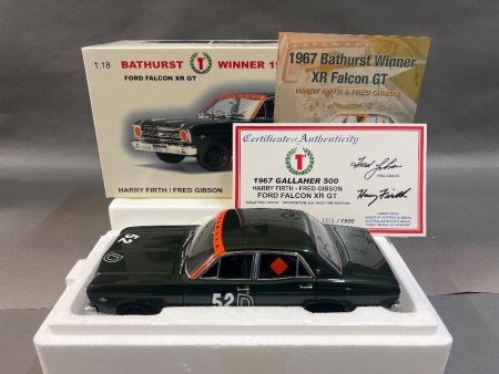 1967 Ford Falcon XR GT # 52D Harry Firth / Fred Gibson - Winner Gallaher 500