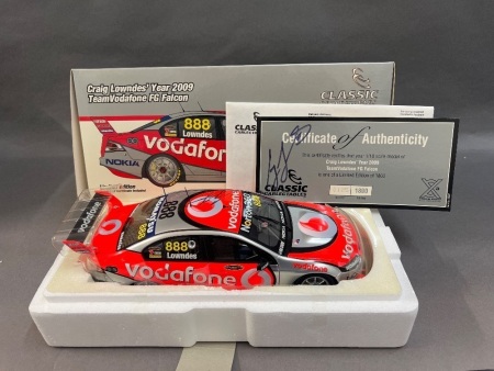 2009 Ford Falcon FG XR8 # 888 Craig Lowndes Team Vodafone - ATCC