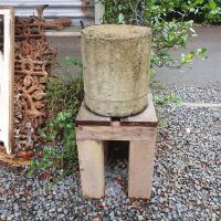 Large Vintage Concrete Eagle + Small Water Tank on Timber Stand - 2