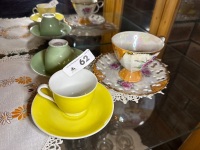 3x Japanese fine China doublets