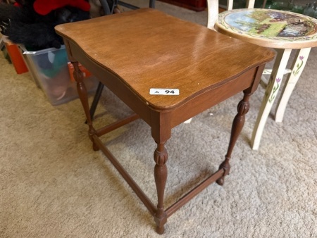 Vintage wooden side table